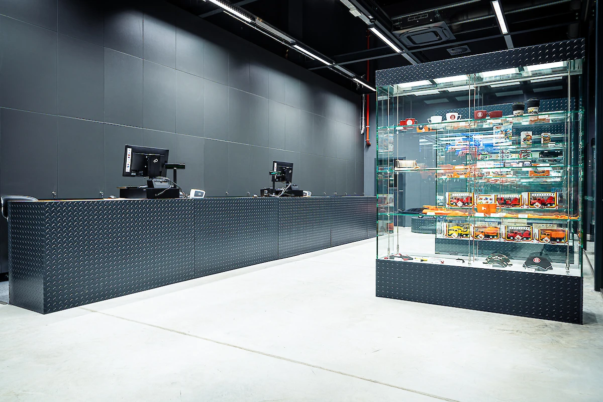 Interiér komerčního prostoru