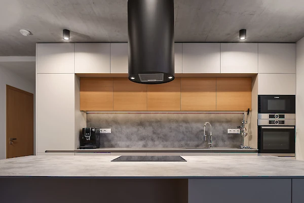 Kuchyně, detail na kuchyňskou linku