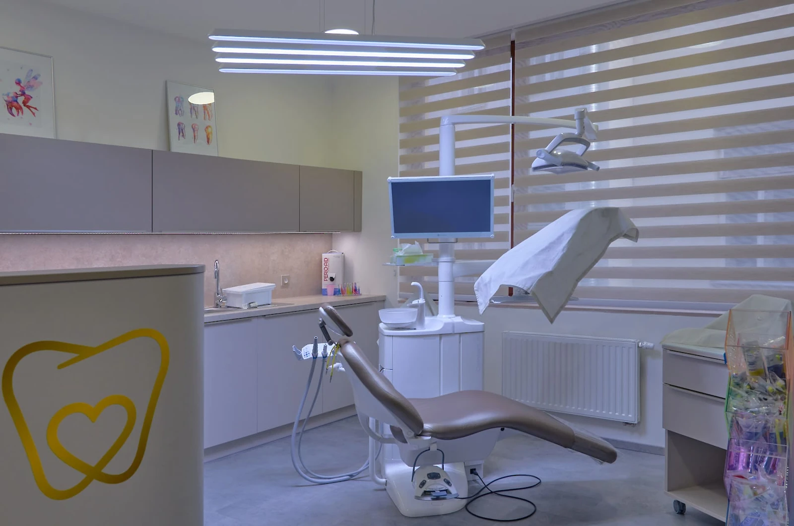 Interiér zubní ordinace