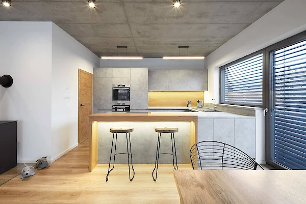 Kuchyně s barovým pultem