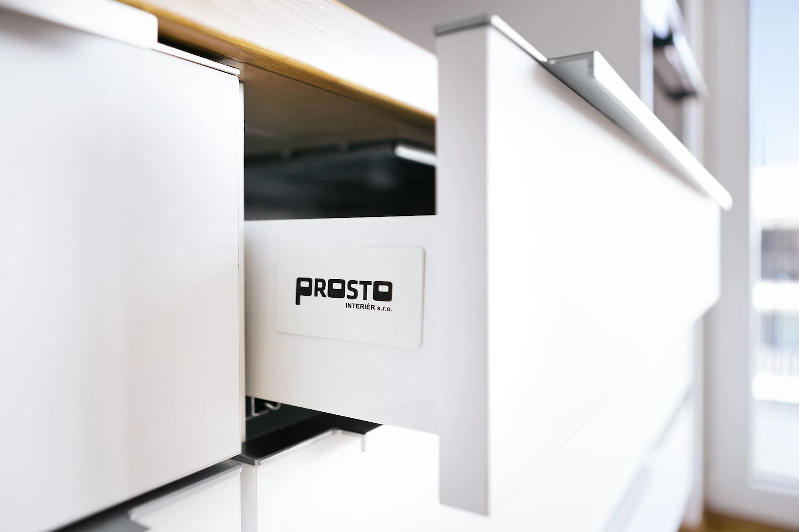 Detail zásuvky v kuchyni